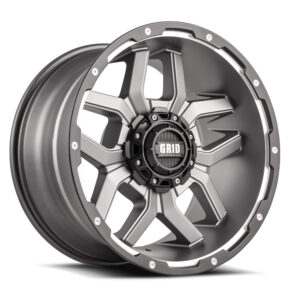 GRID GD07 MATTE ANTHRACITE / BLACK LIP