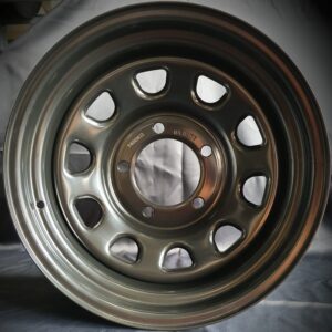 GVM LANDCRUISER STEEL WHEEL 16X8 5X150 -25 DHOLE BLACK (1450KG)