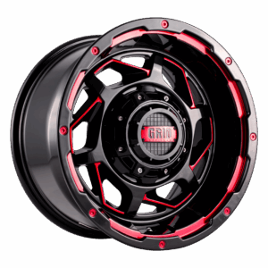 GRID GD14 GLOSS BLACK RED