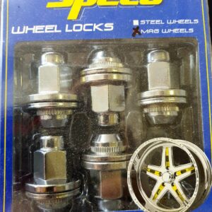 ANTI THEFT LOCK NUT SET 1/2" UNF (CLOSED END)