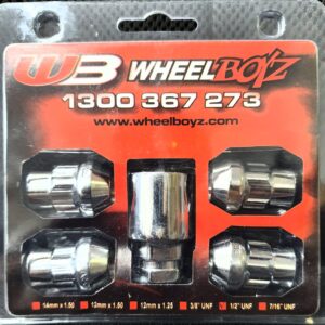 ANTI THEFT LOCK NUT SET 1/2" UNF (CLOSED END) ANTI THEFT LOCK NUT SET 1/2" UNF (CLOSED END)