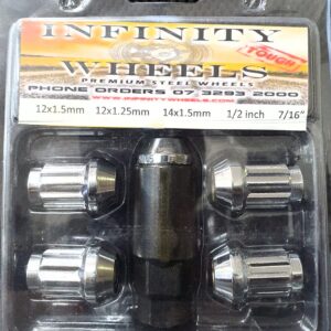 ANTI THEFT LOCK NUT SET 1/2" UNF (CLOSED END) ANTI THEFT LOCK NUT SET 1/2" UNF (CLOSED END)