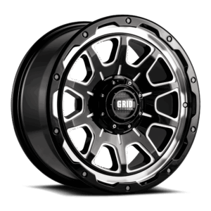 GRID GD14 GLOSS BLACK MILLED
