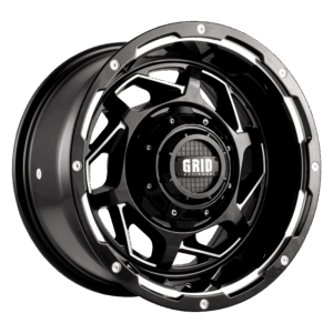 GRID GD14 GLOSS BLACK MILLED