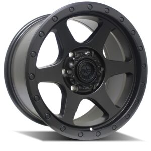 AMERICAN OUTLAW SIDEWINDER SATIN BLACK (17X8.5)