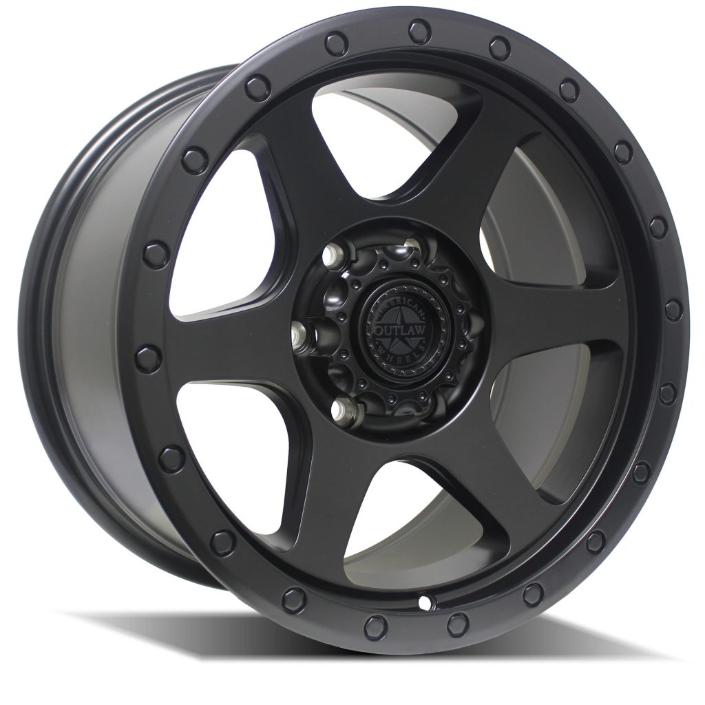 AMERICAN OUTLAW SIDEWINDER SATIN BLACK (17X8.5) AMERICAN OUTLAW SIDEWINDER SATIN BLACK (17X8.5)