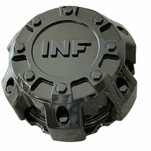 Steel Wheel Cap Gloss Black (60mm Long)