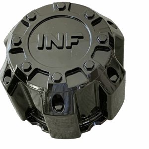 Steel Wheel Cap Gloss Black (90mm Long)