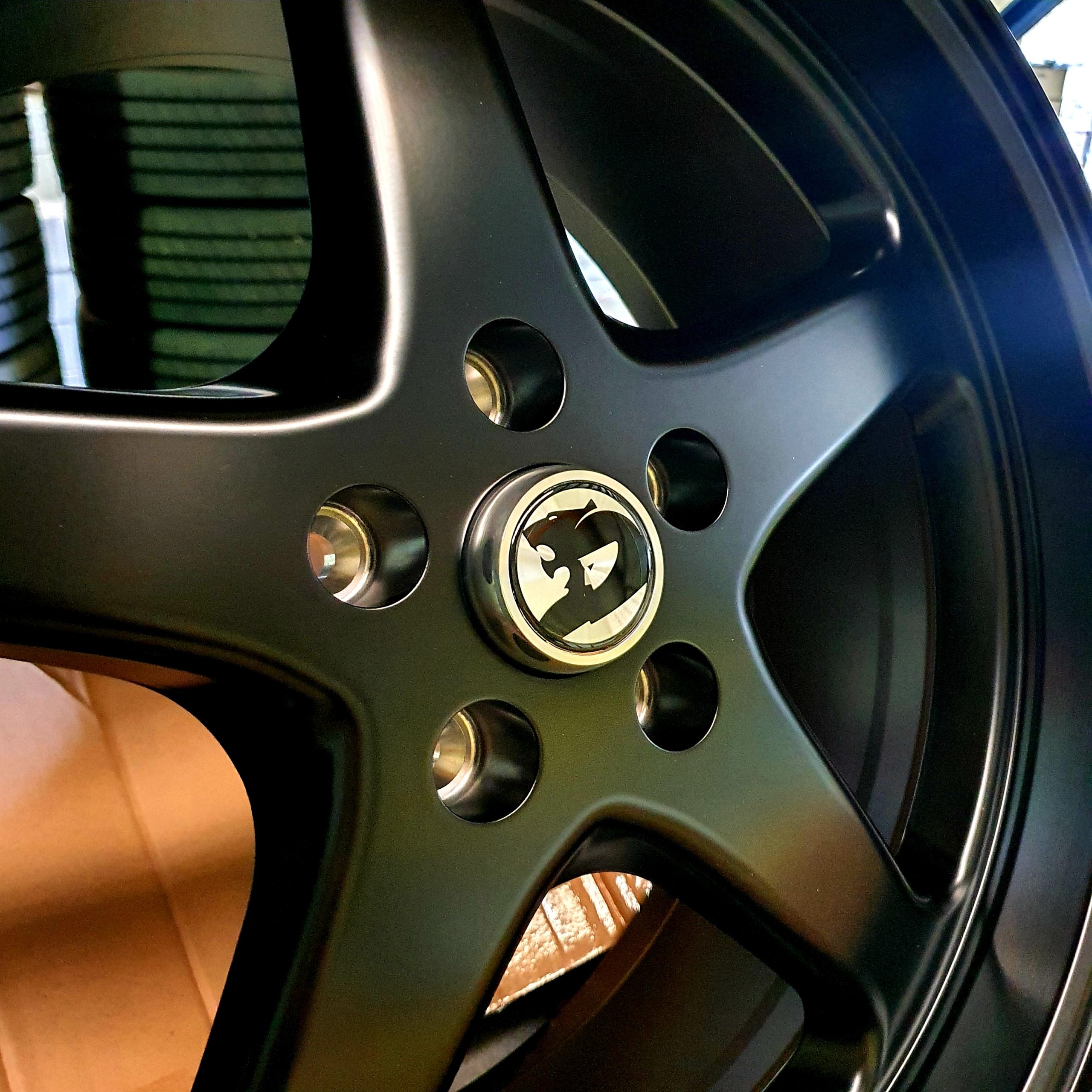 (WALKY WHEEL) LENSO TF1 GLOSS BLACK MIRRORED LIP (WALKY WHEEL) LENSO TF1 GLOSS BLACK MIRRORED LIP