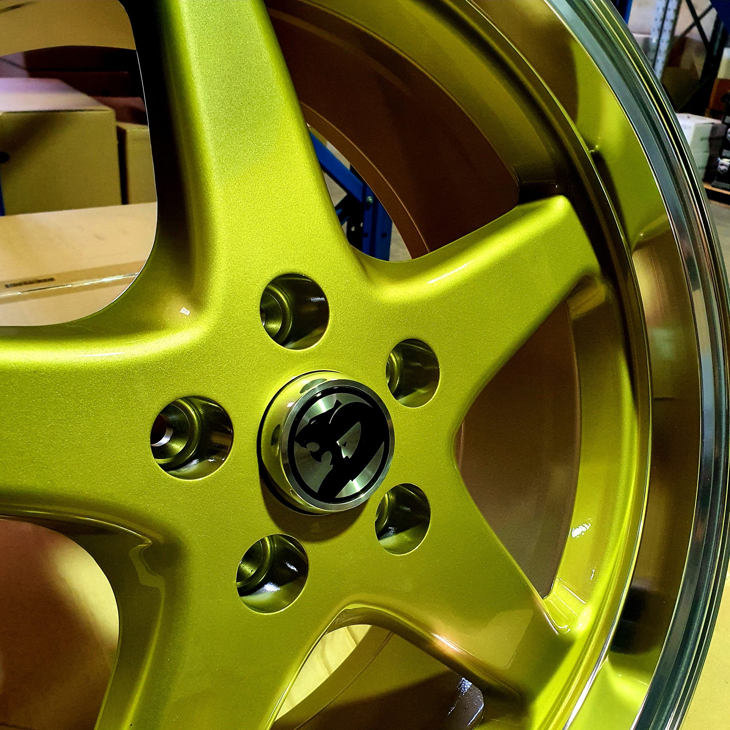 (WALKY WHEEL) LENSO TF1 GLOSS BLACK MIRRORED LIP (WALKY WHEEL) LENSO TF1 GLOSS BLACK MIRRORED LIP