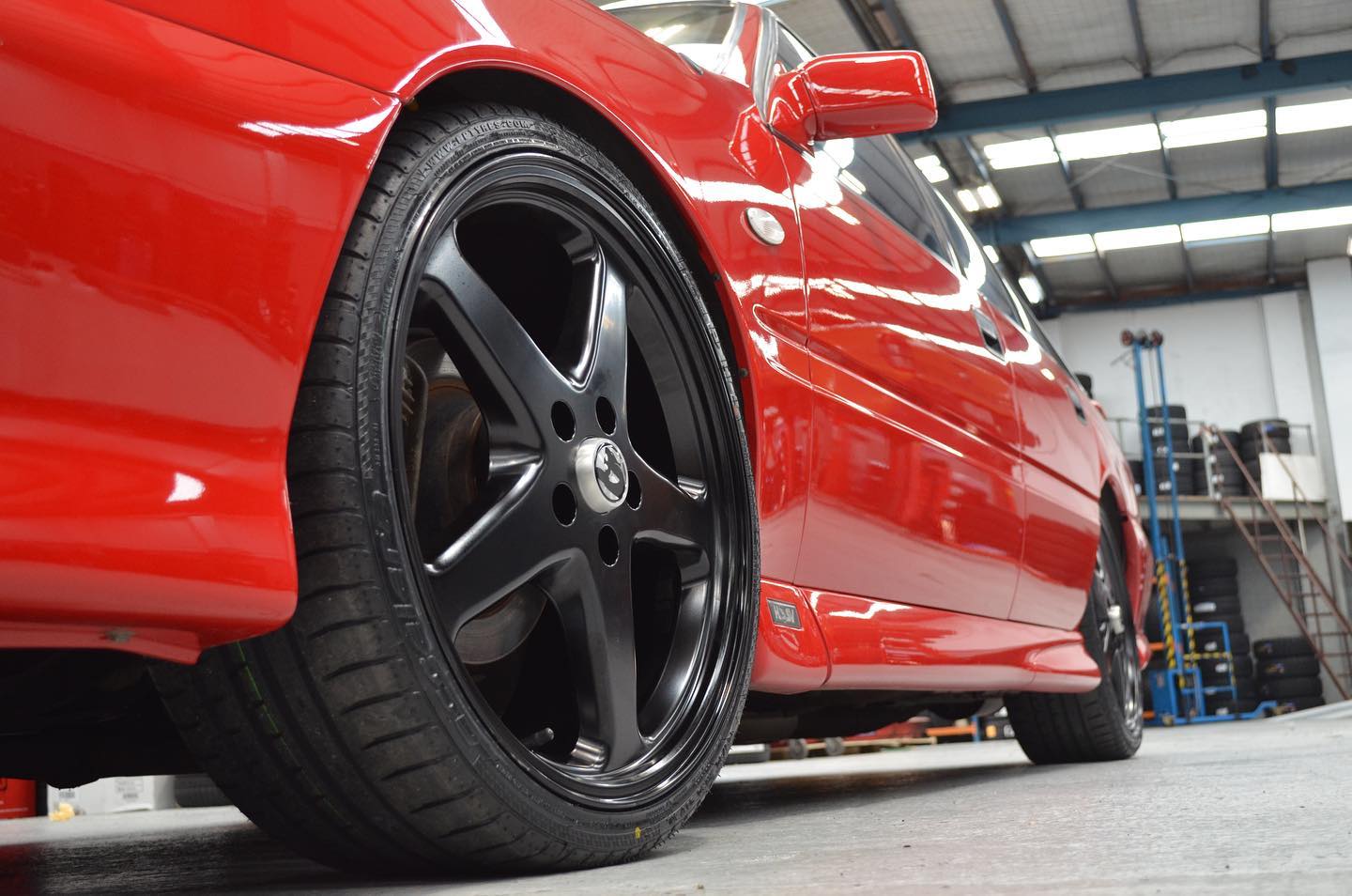 (WALKY WHEEL) LENSO TF1 GLOSS BLACK MIRRORED LIP (WALKY WHEEL) LENSO TF1 GLOSS BLACK MIRRORED LIP