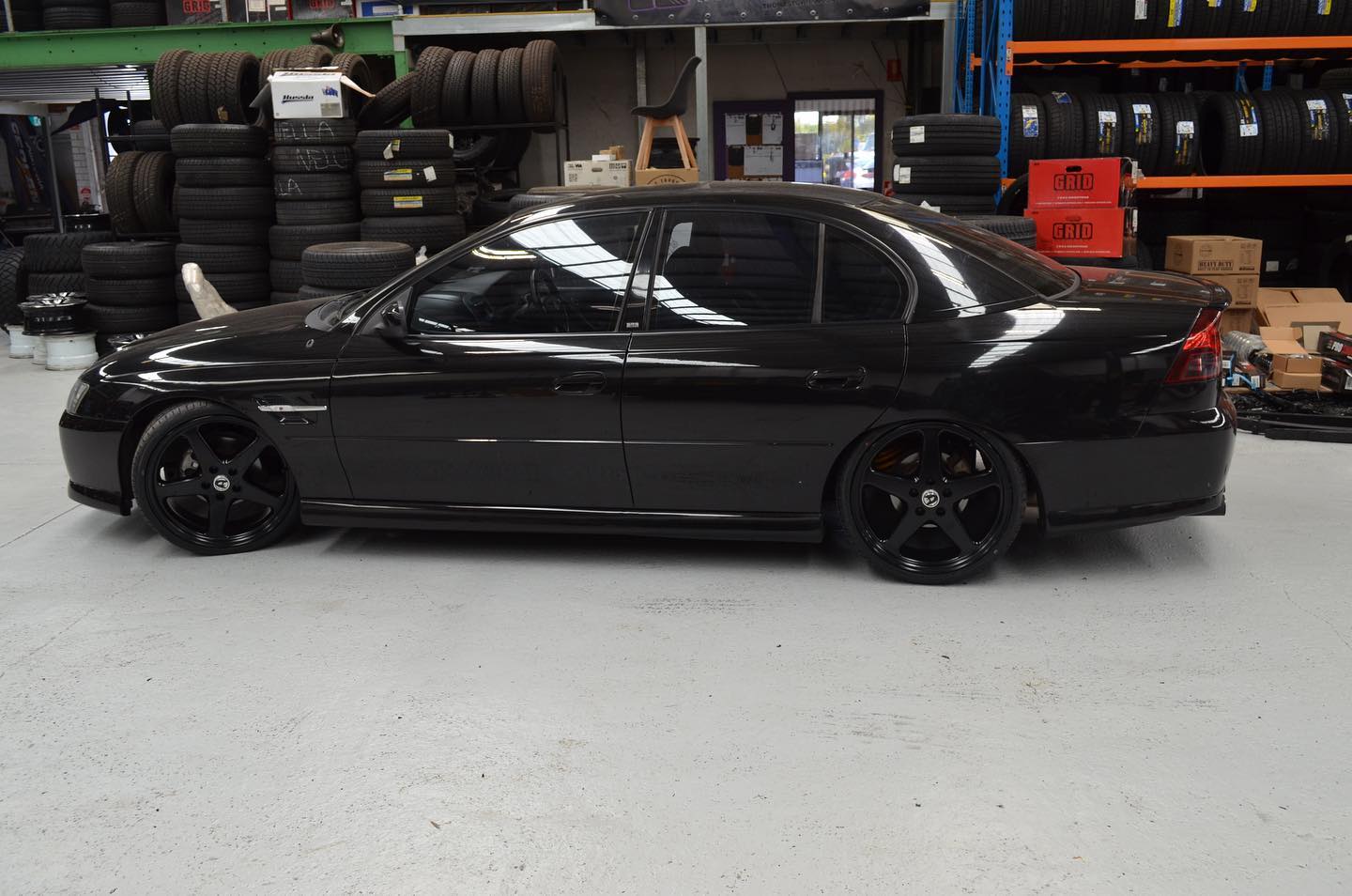 (WALKY WHEEL) LENSO TF1 GLOSS BLACK MIRRORED LIP (WALKY WHEEL) LENSO TF1 GLOSS BLACK MIRRORED LIP