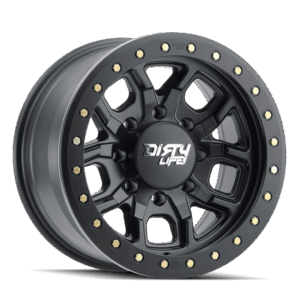 GVM LANDCRUISER WHEEL DIRTY LIFE DT1 MATTE BLACK 1540KG (17X9 5X150 -12)