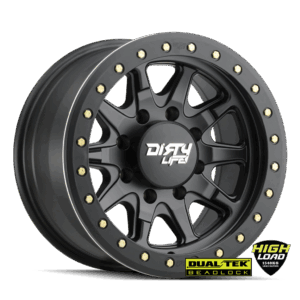 GVM LANDCRUISER WHEEL DIRTY LIFE DT2 MATTE BLACK 1540KG (17X9 5X150 -12)