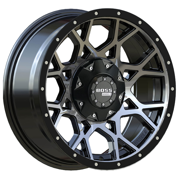 GVM LANDCRUISER WHEEL BOSS PANTHA SATIN BLACK 1500KG (17X9.5 5X150 -25) GVM LANDCRUISER WHEEL BOSS PANTHA SATIN BLACK 1500KG (17X9.5 5X150 -25)