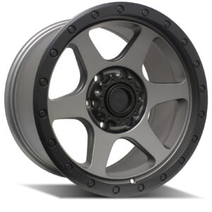 AMERICAN OUTLAW SIDEWINDER ANTHRACITE BLACK LIP 1500KG (17X8.5 5X150 -15)