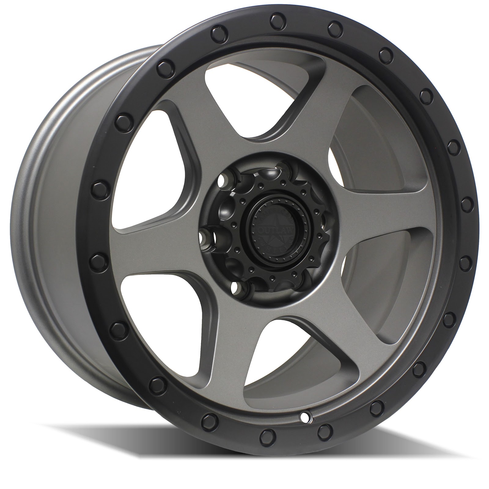 AMERICAN OUTLAW SIDEWINDER ANTHRACITE BLACK LIP 1500KG (17X8.5 5X150 -15) AMERICAN OUTLAW SIDEWINDER ANTHRACITE BLACK LIP 1500KG (17X8.5 5X150 -15)