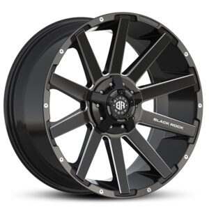 BLADE SATIN BLACK MILLED (20X9 6X139.7 +15)